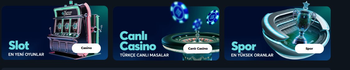 Kazancasino seçenekleri