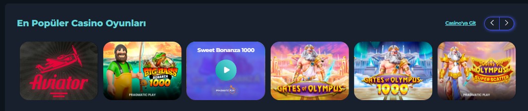 Popüler kazancaino oyunları